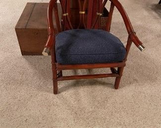 John Wisner for FICKS REED Campaign Style Rattan Lounge Chair