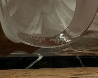 LALIQUE Signed Vase