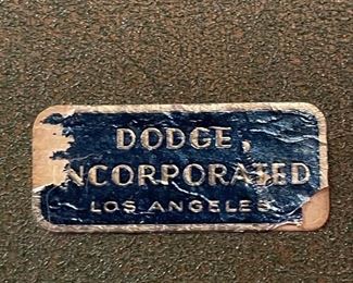 Vintage Dodge Incorporated Metal Horse Statue