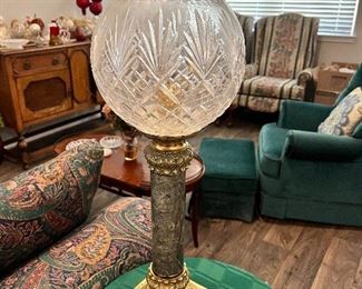 Antique Marble Lamp