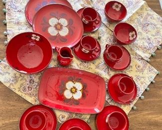 Pottery Desert Dish Set