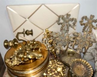 Lots of brass items to choose from 