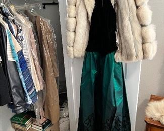 Lots of vintage clothes & jackets