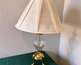 Brass & Glass lamp
