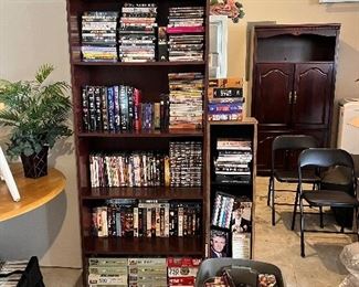 Over 300+ CD, DVD and VHS 