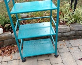 Metal rolling cart  $15