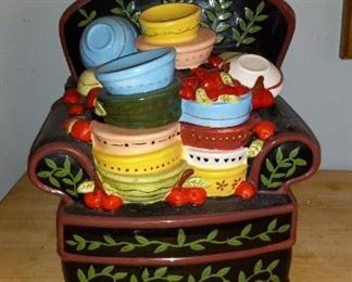 Mary Engelbreit Cookie Jar Chair of Bowlies   $25