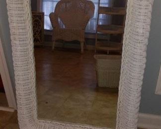Wicker mirror  $35