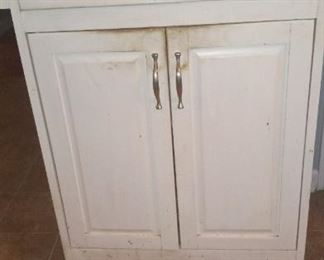 Wooden kitchen cabinet  $25