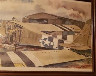 Dale Oliver (WWII Glider Pilot) Signed Limited Edition Print