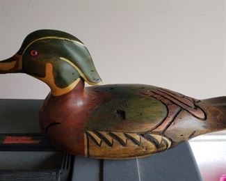 Tom Taber signed Wood Duck