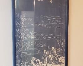 Asian woodblock print