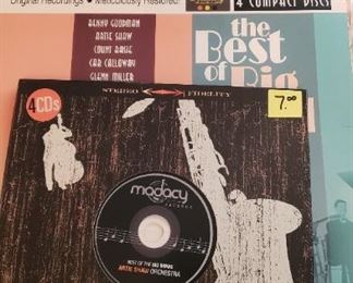 Big Band vinyl, CD's