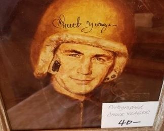 Autographed by Chuck Yeager