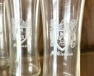 Vintage McClendon Crest Glassware 
