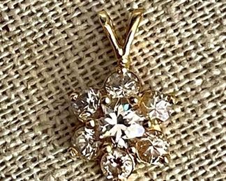 Gold Necklace Pendant 