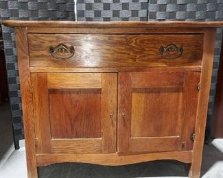 Antique Oak Washstand