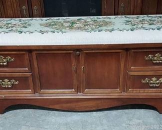 Beautiful Lane Cedar Chest with Upholstered Lid