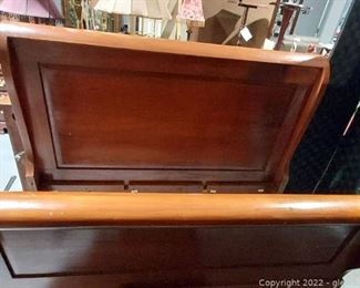 Beautiful Queen Size Platform Sleigh Bed