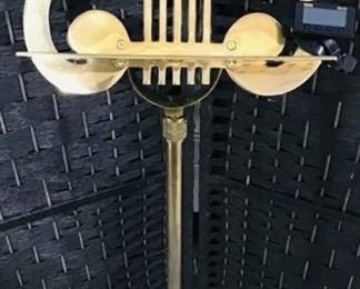 Classic Brass Music Stand with Harp Desk and Tuner
