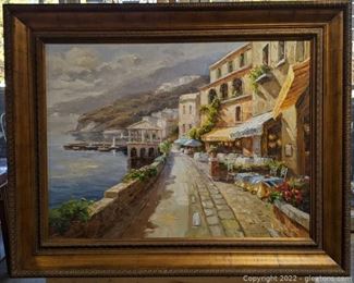 Lovely Framed Original Signed Oil Painting