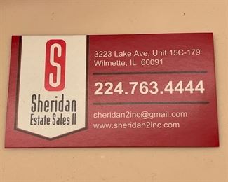 Sheridan estate sales II is in Northbrook 