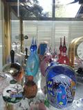 Hand Blown Perfume Bottles, Paperweights and Crystal