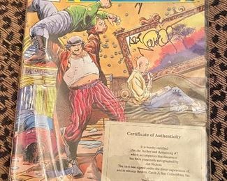 Art Nichols signed Archer & Armstrong Comic Book, with COA