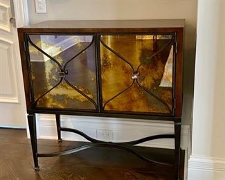Caracole "Smoke and Mirrors" cabinet - $750.00                    2 available   37"h x 38"w x 18"d   