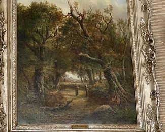 Joseph Thors (British 1835-1900) $900.00                                                  Frame size 24" x 20"