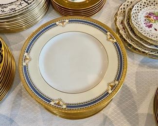 Ovington's Limoges dinner plates 11 pc. $200.00