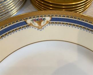 Ovington's Limoges dinner plates 11 pc.
