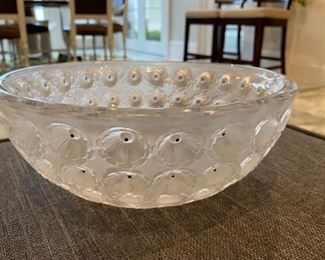 Lalique "Nemours" bowl  10"  $550.00