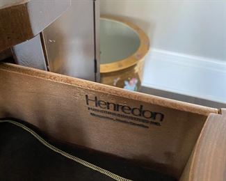 Henredon mahogany sideboard    37.5" x 6'w x 22.75"d