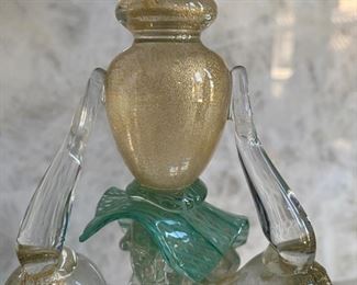 Murano glass figurine 12"