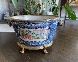 Chinese jardiniere   14"h x 23"w x 15"d                