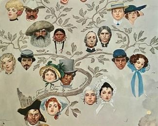 Norman Rockwell "Family Tree"