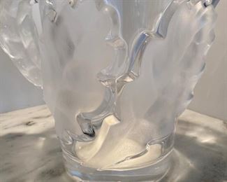 Lalique oak leaf pitcher $450.00