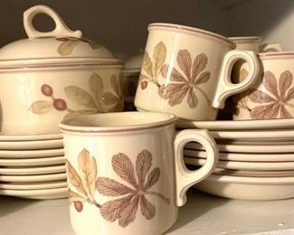 Wedgwood Fall Oven-To-Table Dinnerware
($55)

Chestnut pattern

Perfect for Thanksgiving!

8 dinner plates
8 luncheon plates
8 cups
8 saucers
3 vegetable bowls
2 covered 

Autumn Dining Never Looked So Good!