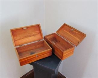 Assorted Cedar Boxes