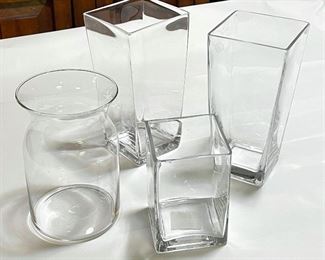 Assorted Glass Vases  ($3 each)