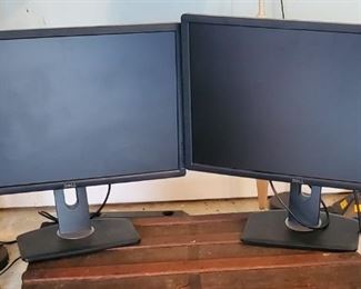 Pair of Dell monitors
