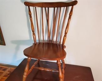Set of 6 Ethan Allen maple chairs