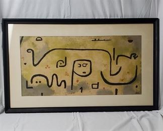 Paul Klee framed print "Insula Dulcamara"