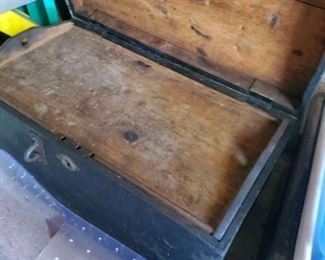 Old handmade tool box