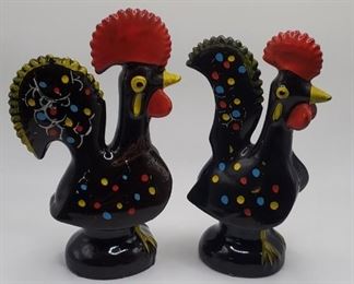 Rooster salt and pepper made in Japan
