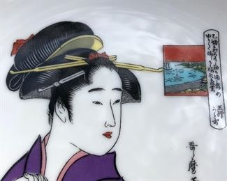 Geisha plates.