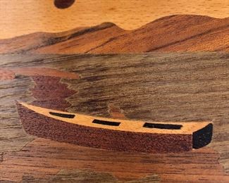 The detail on this inlaid piece is fantabulous.