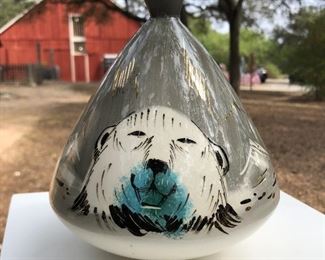 Sascha B igloo ashtray and it has a tripod base.