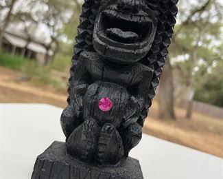 Another Hip Original, dig that rhinestone belly button.